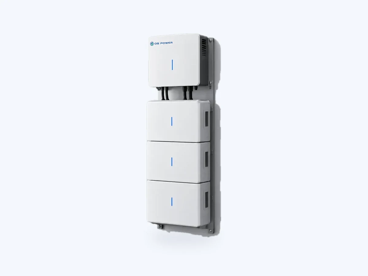 Wall-mounted modular residential battery